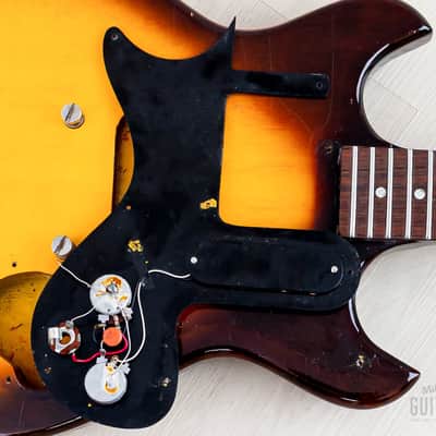 1964 Gibson Melody Maker Double Cut Vintage Guitar Sunburst, 100% Original w/ Case image 15
