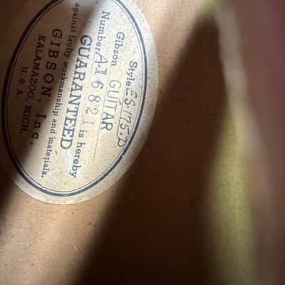 Gibson ES-175 D 1954 - Natural #A16821 image 23