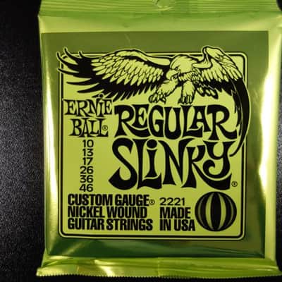 Ernie Ball EB2221 Regular Slinky 010-046 for Electric Guitar image 1