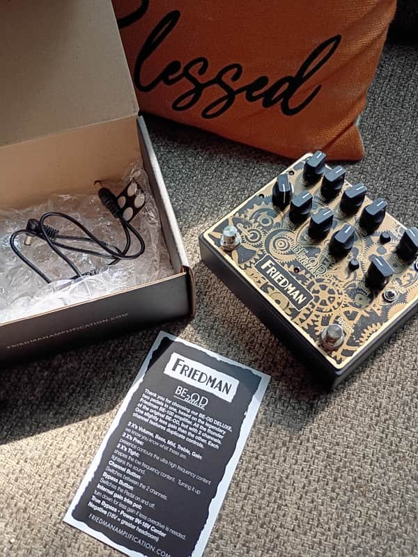 Friedman BE-OD Deluxe Overdrive 2018 - 2019 - Black image 1