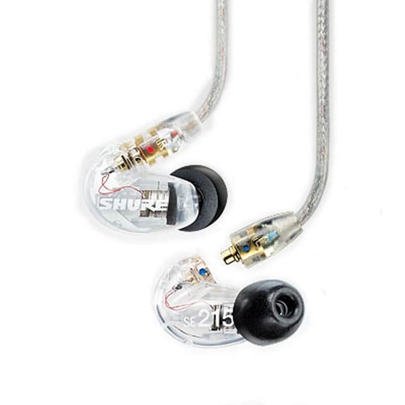 Shure SE215-CL Sound Isolating Earphones - Clear image 1