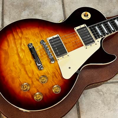 2023 Gibson USA Les Paul Standard 50's Quilted maple Bourbon Burst image 1