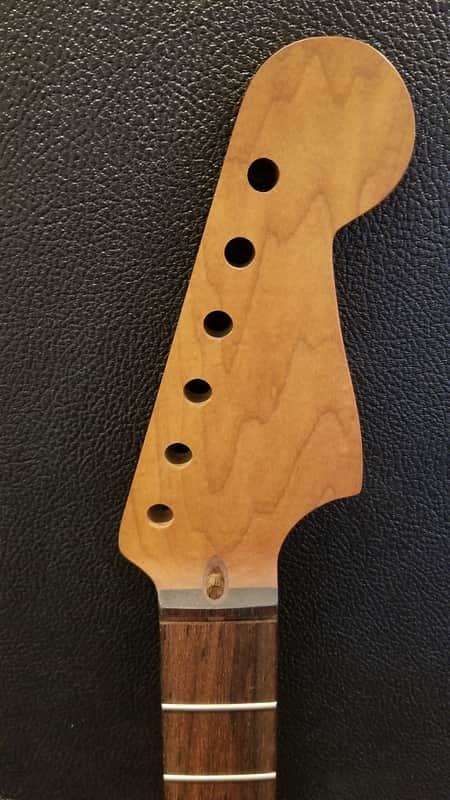 Musikraft Warmoth USACG Custom Roasted Strat 24 Fret Set Neck 25.5
