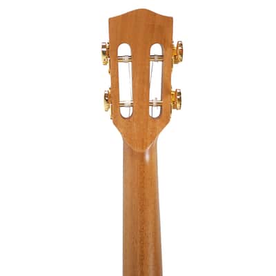 Pono BN4-2 Solid Cedar & Mahogany Nui Baritone Ukulele - Lattice Bracing image 6
