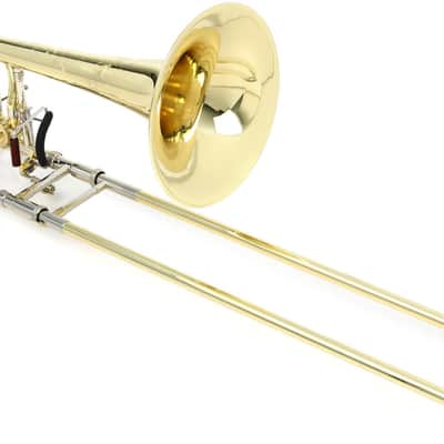 S.E. Shires TBQ36YR Bass Trombone - QII Taper Bell - Independent Rotors -Clear Lacquer image 1