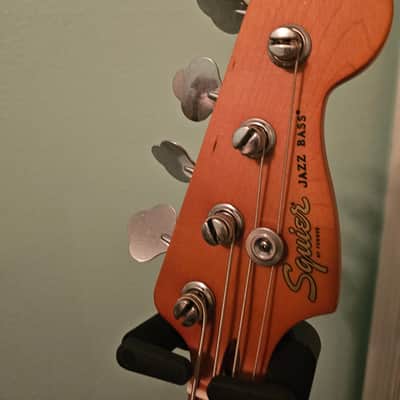 Squier 40th Anniversary Vintage Edition Jazz Bass 2022 - Present - Satin Wide 2-Color Sunburst image 3