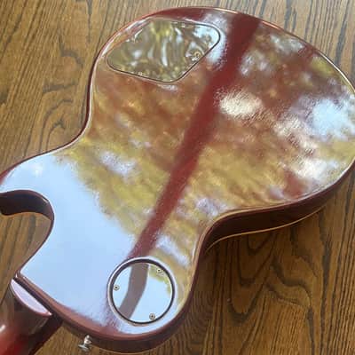 RARE! 1977 Gibson Les Paul Deluxe LEFTY (CLEAN) - Wine Red w/ OHSC image 15