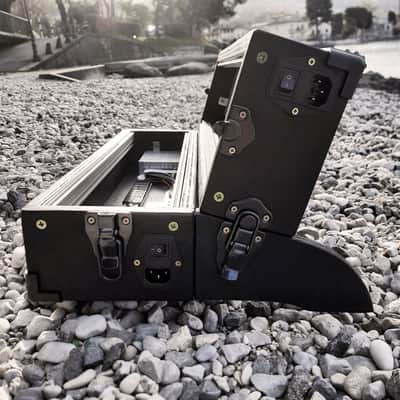 (2x3U) 6U Eurorack Case Powered, 84 or 104 hp, modular synthesizer, patched resealable image 6