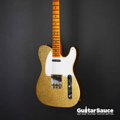 Fender Custom Shop ’52 Telecaster Journeyman Aged Gold Sparkle 2023 Used (Cod.1339UG) image 4