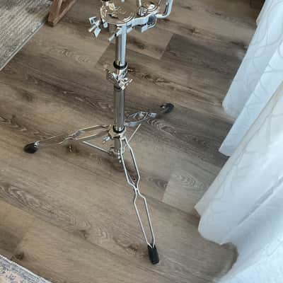 DW DWCP9900 9000 Series Heavy Duty Double-Braced Dual Tom Stand 2010s - Chrome image 5