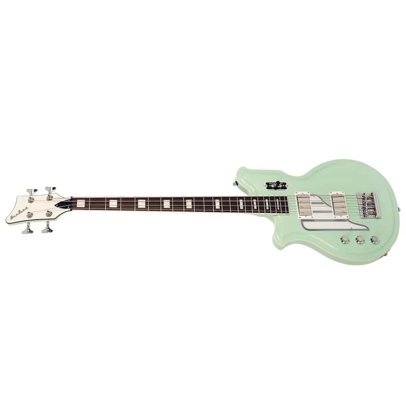 Airline Map Bass Long Scale Left-Handed image 1