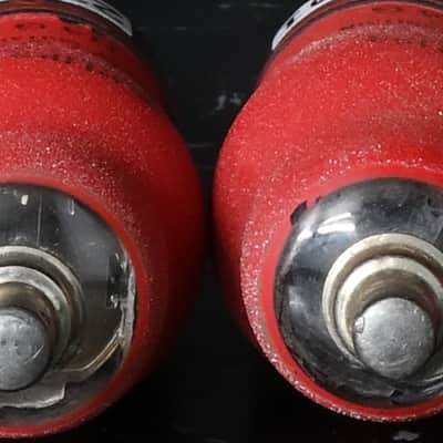 4x 1940's NOS Philips-Miniwatt EF39 Top Cap Pentode Red Coated Glass Made in Gt Britain Amplitrex Tested image 9
