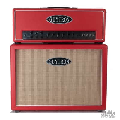 Guytron GT100 F/V Head & Cab Red Tolex image 1