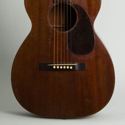 C. F. Martin  0-15 Flat Top Acoustic Guitar (1942), ser. #82754, black tolex hard shell case. image 3