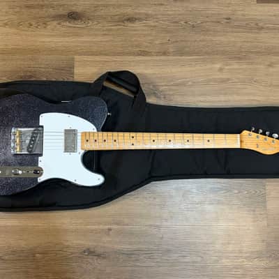 5.88 lbs Fender Brad Paisley Road Worn Telecaster w/ Lollar Imperial Low-Wind Humbucker Upgraded Modifed SH 2025 - Present Black Sparkle Nitro image 10