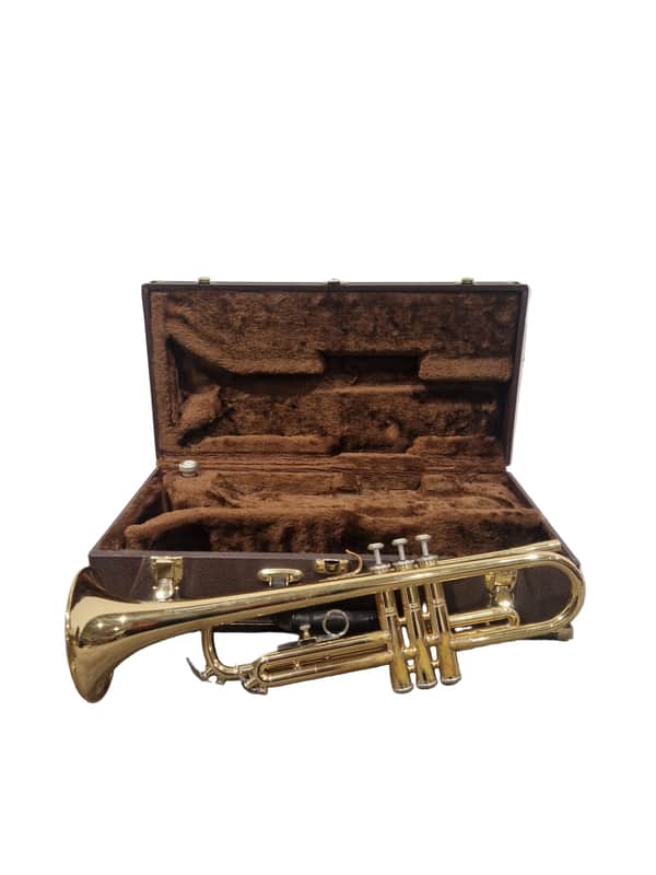 Elkhart Series 2 Vintage Brass Trumpet - Well-Preserved Craftsmanship - Good w/ Hard Case image 1