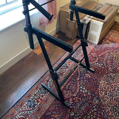 Hercules KS410B Auto Lock Double Tier Z-Style Keyboard Stand with Tilter Bild 2