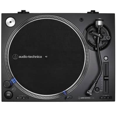 Audio-Technica AT-LP140XP Direct-Drive Professional DJ Turntable - (Black) with Rubber Mat image 4