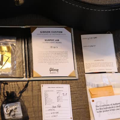 Unplayed! Gibson Custom Shop Murphy Lab '61 ES-335 Historic Reissue Ultra Light Aged Cherry + COA OHSC image 12