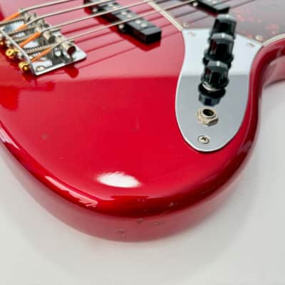Fender Jazz Bass JB-45 Candy Apple Red 1993-1994 made in Japan image 6