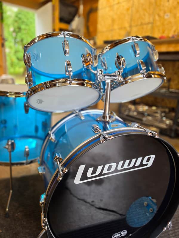 Ludwig Vistalite 1970's - Blue