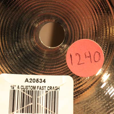 Zildjian A Custom Fast Crash 18" Cymbal - Demo! image 7
