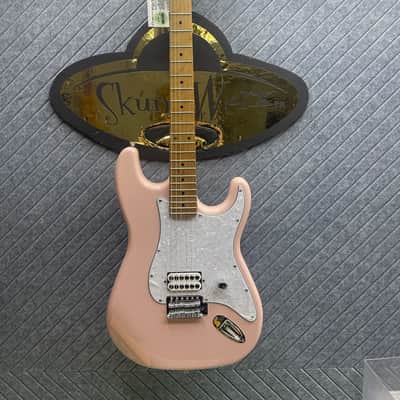 Harley Benton ST-62CC "Stink-182" SkunkWerx Inc. In-USA Fret Dress USA Stock Fast Ship Tom Delonge Blink UFO Dragonfire Shell Pink image 8