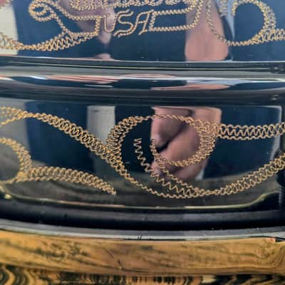 Ludwig Black Beauty. Early 20's - Brass on Brass image 4