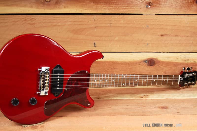 Epiphone Les Paul Junior Double Cutaway 1997 Cherry | Reverb