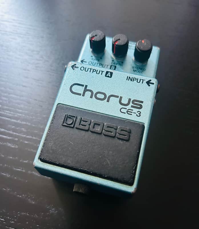 BOSS CE-3 Chorus 1983 MIJ Black Label - Vintage Japan Analog Stereo Pedal image 1