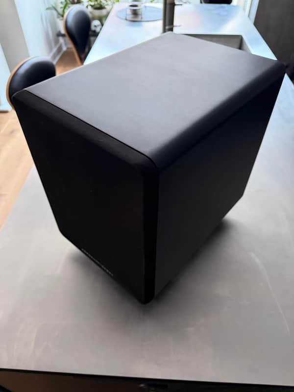 Used Mordaunt-Short Alumni 9 (MS339) 120W Powered Subwoofer, Black