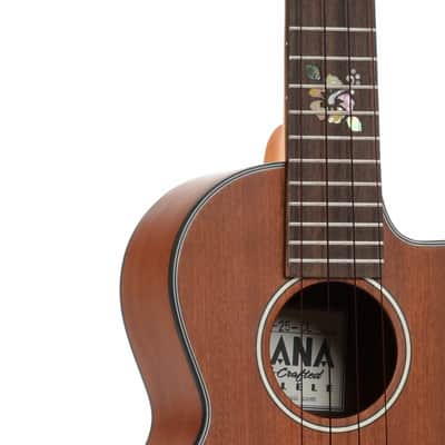 Ohana CK-25C-CL Cynthia Lin Signature Concert Ukulele Bundle with Gig Bag-Demo image 3
