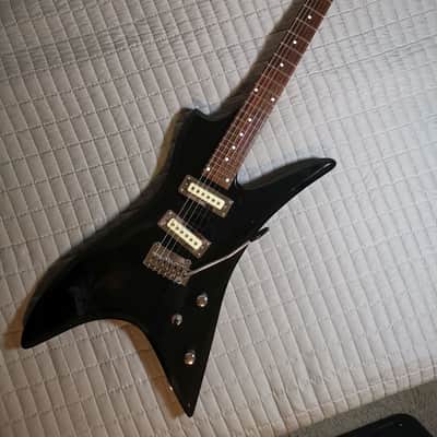 *RARE* 1980's Hondo H-2 (Korea) - Black w/SETUP/FRETWORK image 1