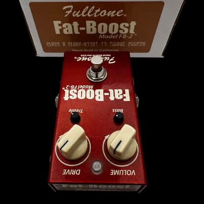 Fulltone Fat Boost FB-2 2000s - Red X5442 image 3