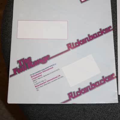 Vintage Rickenbacker Catalog & Press Release - No Tariffs image 6