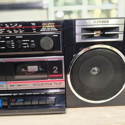 Fisher PH-W702K Rare Vintage Cassete Deck Boombox Japan Warranty Never Used 1988 image 16