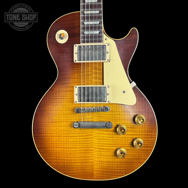 Gibson Custom Dealer Select 1959 Les Paul Standard Chambered Tejas Burst AAA Top Ultra Light Aged w/case 961008 image 1