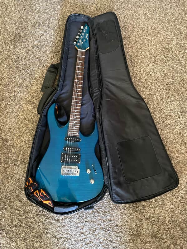 Arbor Super Strat 1980s-90s - Blue image 1