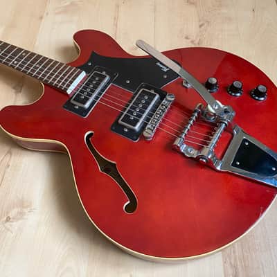 Rare early 70‘s Framus Caravelle 5/117 in cherry finish image 14