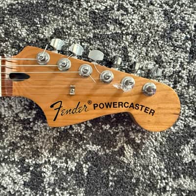 Fender Alternate Reality Powercaster 2018 White Opal Pau Ferro Fretboard Guitar image 9