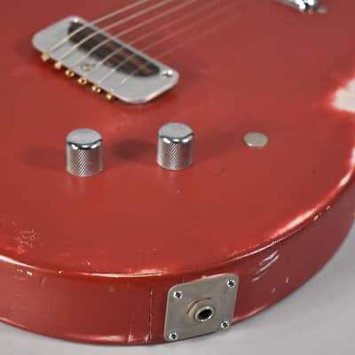 c.Early 1960's Danelectro U-1 Semi-Hollow Refin Electric Guitar image 8