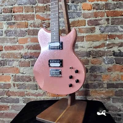 JAKE'd: Washburn Lyon Electric Guitar w/ Dragonfire Pickups (1990s - Pink Flake) image 8