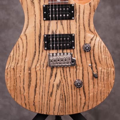 PRS SE "Exotic" Custom 24 Swamp Ash Burl Natural Finish - W/Setup & Bag image 2