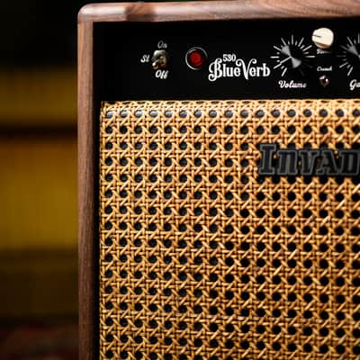 Invaders Amplification - 530 BlueVerb Guitar Combo Reverb 1x12" - 30W/15W - 6L6 - Solid Wood image 4