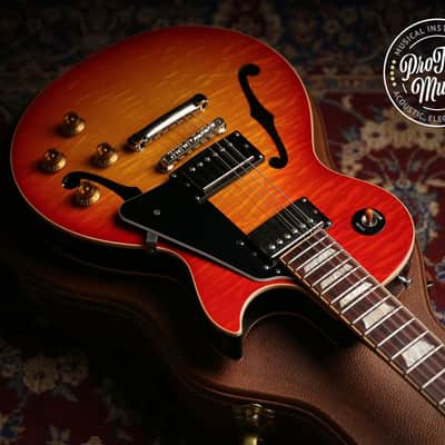 2015 Gibson USA Memphis Les Paul ES Semi Hollow Cherry Sunburst image 16