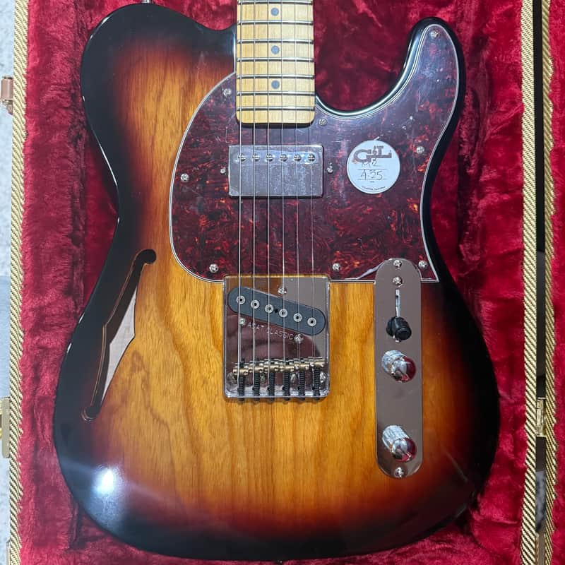 G&L ASAT Classic Bluesboy Semi-Hollow - Sunburst image 1