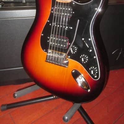 2013 Fender American Deluxe Stratocaster HSH Sunburst image 1