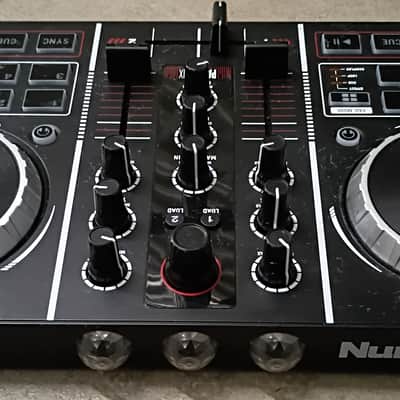 Numark PartyMix DJ Controller with Built-In Sound Card, Light Show 2010s - Black image 2