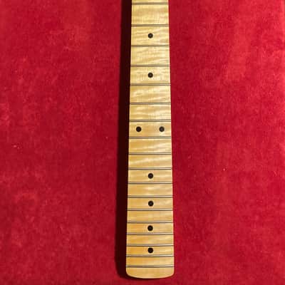Unbranded Quality One Piece S Style Flame Maple Neck Laquered #1 image 1