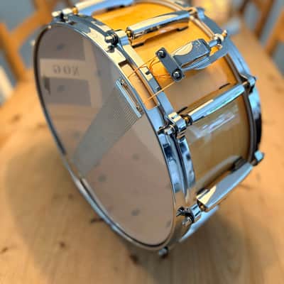 Pearl Masters studio BRX-5514DC snare 2002-2006 - #112 Natural Birch image 3